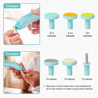 BabyKlip™ – Sikker neglepleje til de mindste fingre.