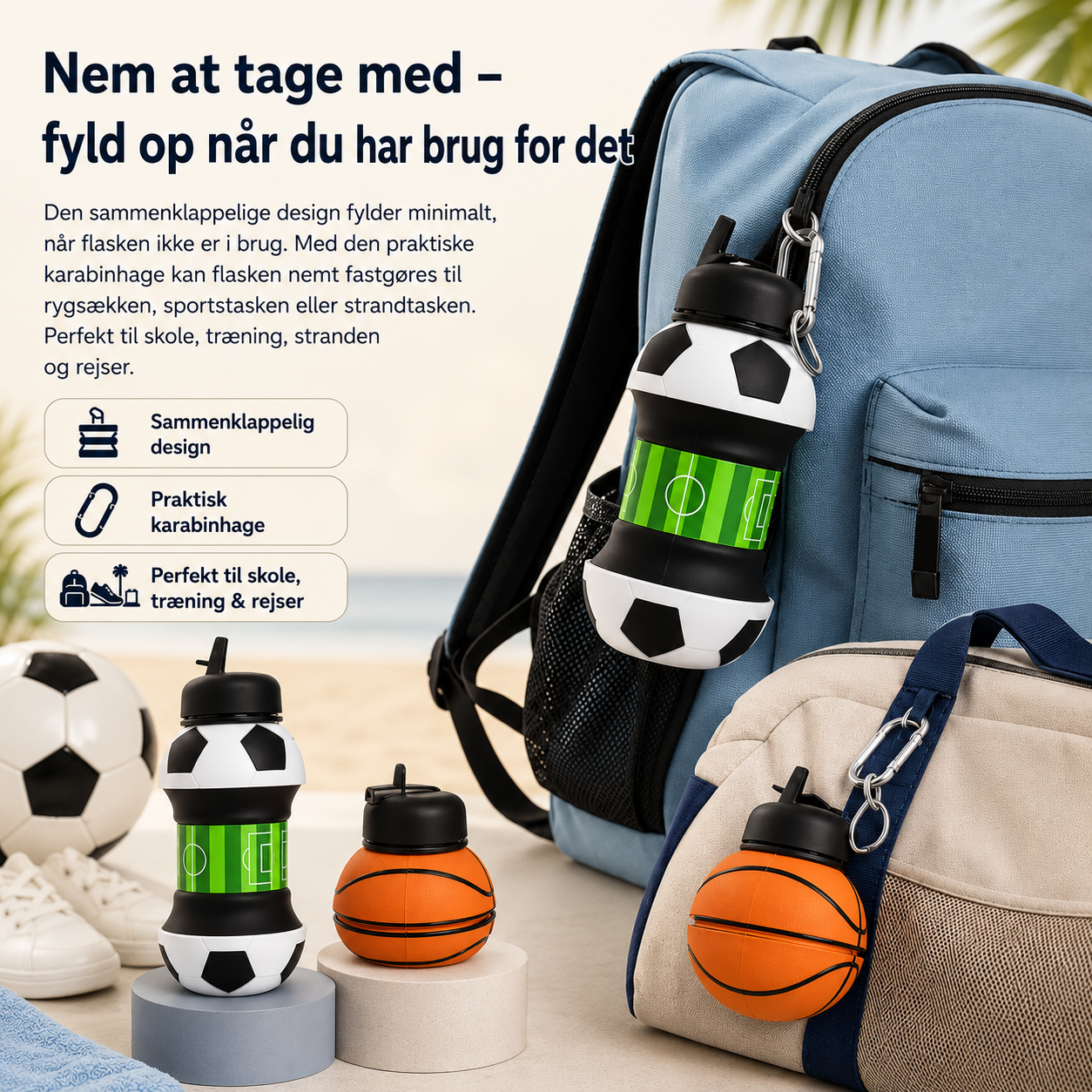SportSip™ – Den smarte drikkeflaske til aktive børn