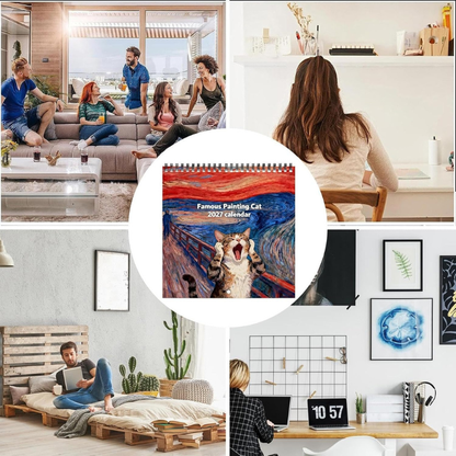 KunstKatte™ – Verdensberømt kunst møder kattehumor hele året