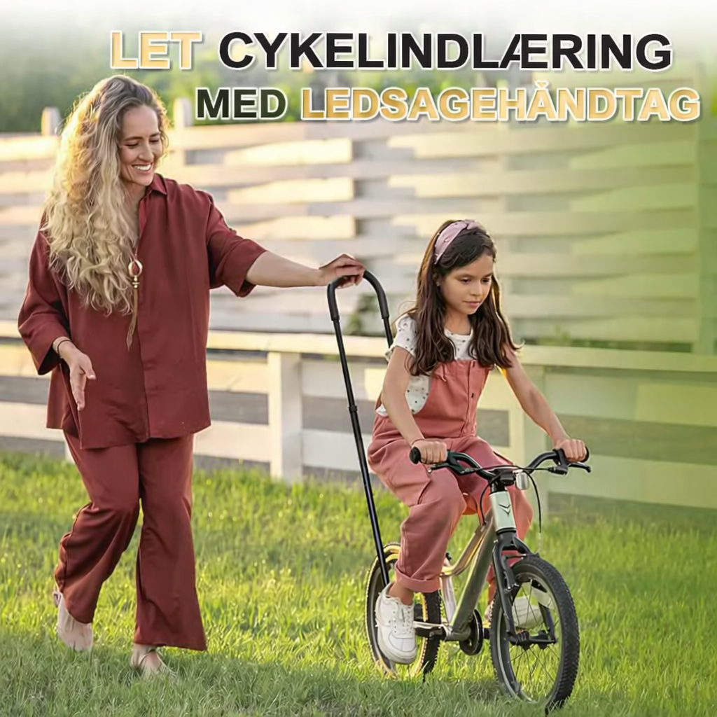 RideHjælp™ – Cykeltræningshåndtag til Børn
