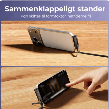 StandOplad™ - Oplad og brug din mobil samtidig