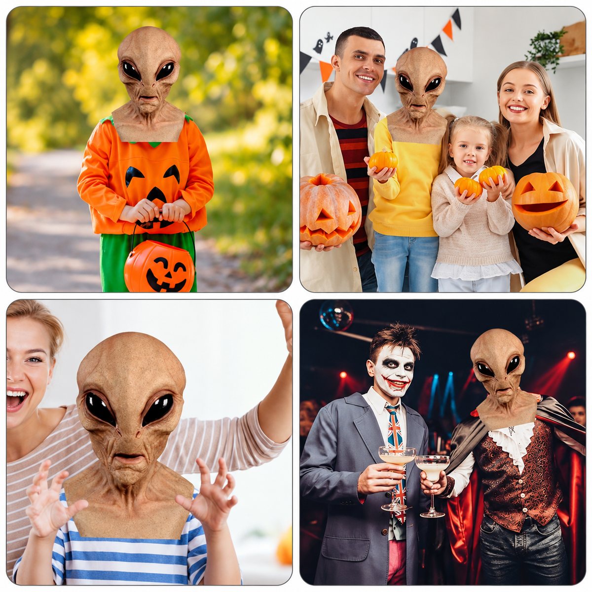 SkrækMaske™ – Et uhyggeligt realistisk look til Halloween