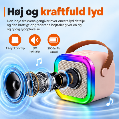 SangMagi™ – Gør enhver dag til en fest med karaoke og 2 trådløse mikrofoner