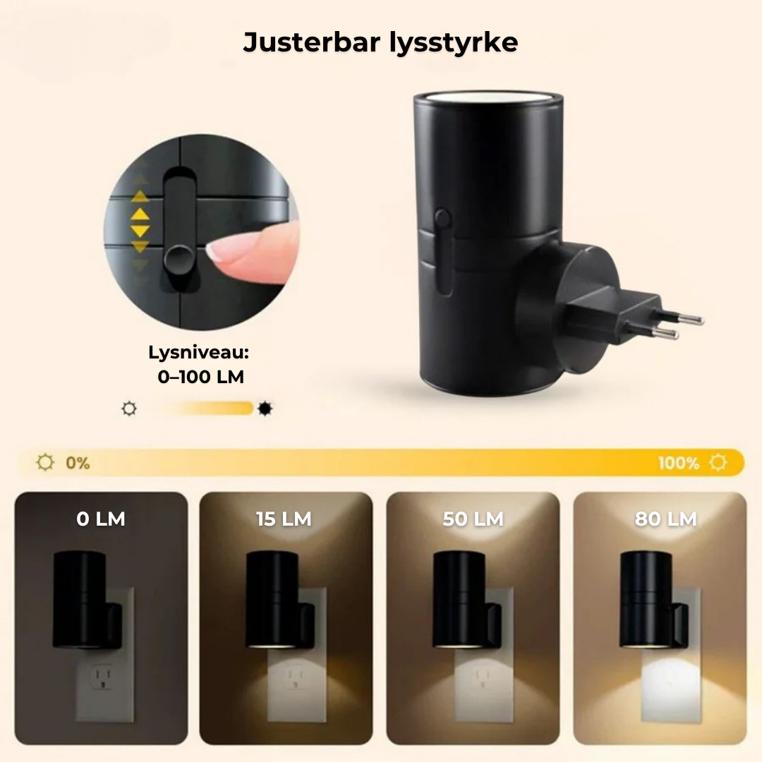 LysNatt™ – Automatisk LED Natlampe