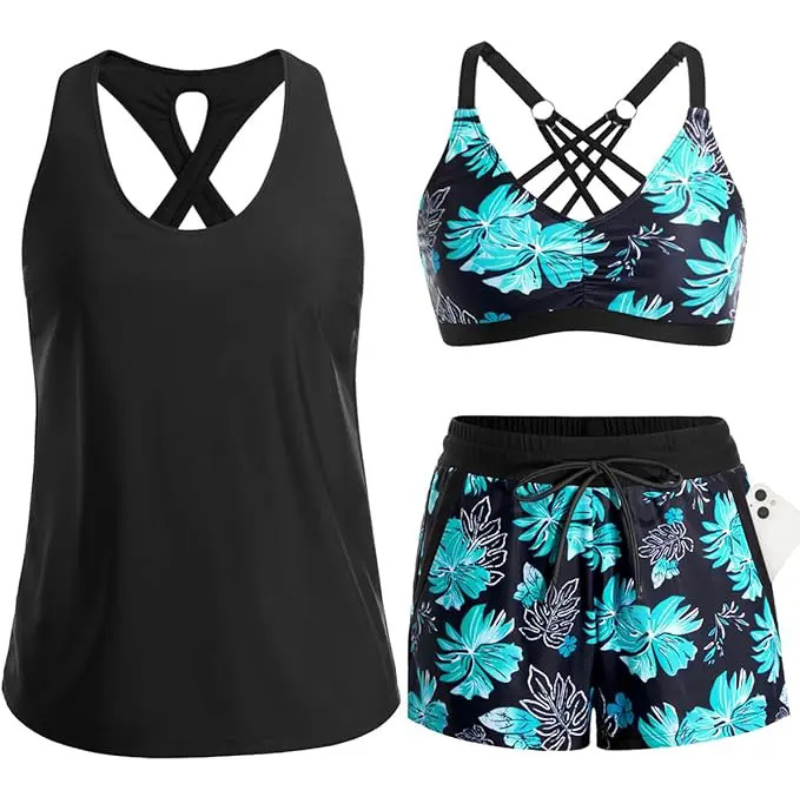 Soleia™ Active Tankini – Smuk dækning, fri bevægelse og komfort hele dagen "
