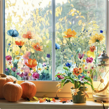 Blomsterglimt™ – Forvandl dine vinduer til et blomstrende sommerunivers 🌸