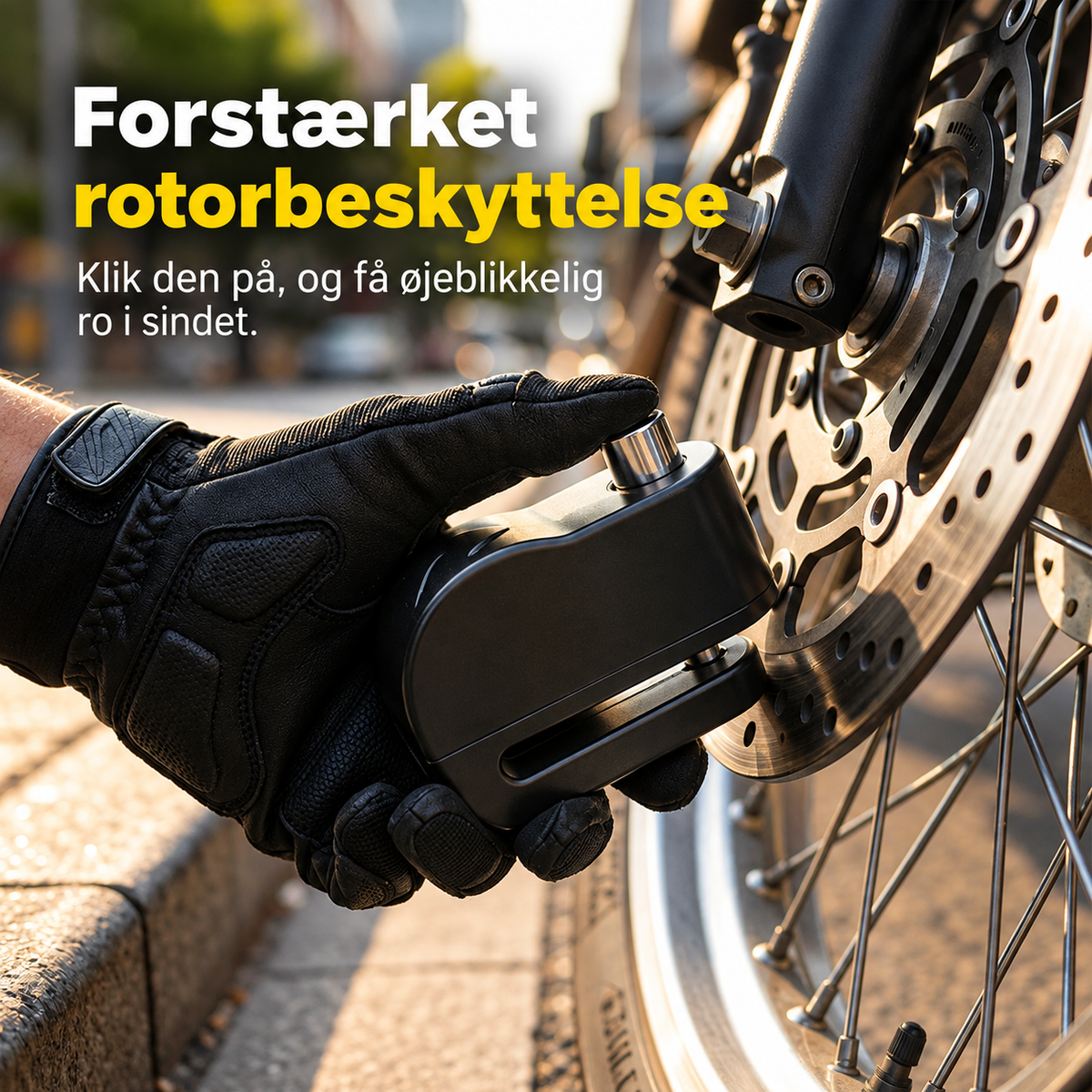 CykelLås™ – Ekstra sikkerhed til din cykel på farten