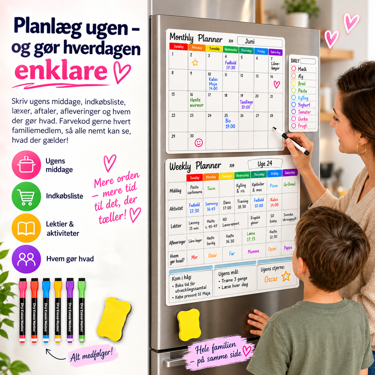 FamiliePlan™ | Få styr på hele familiens hverdag