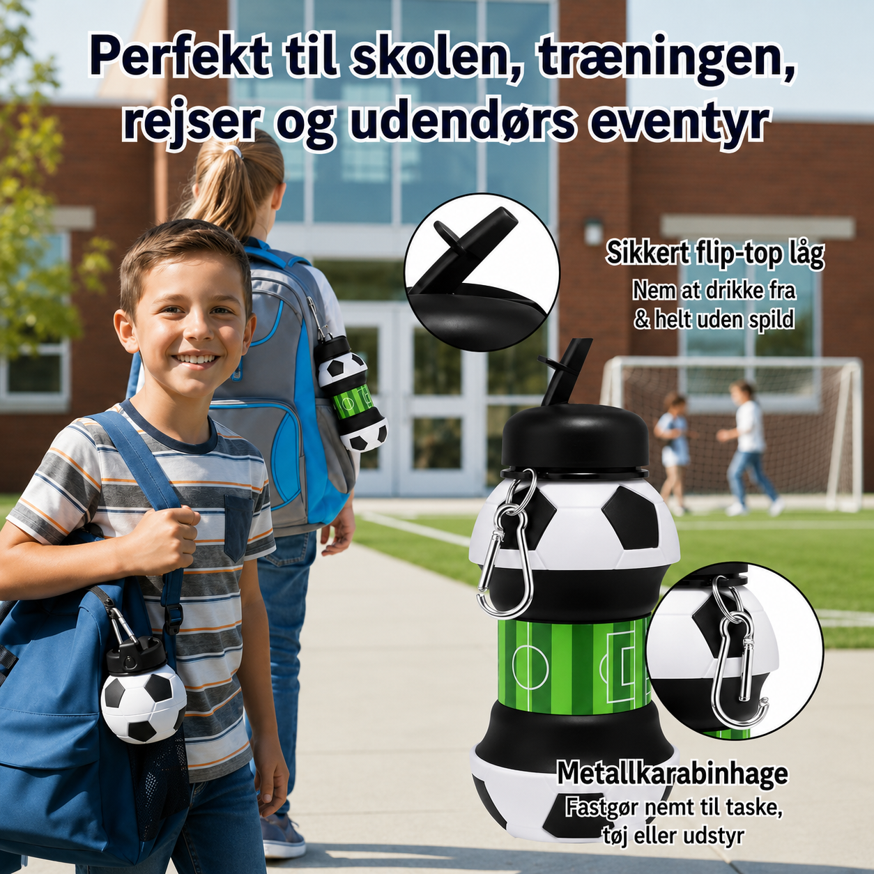 SportSip™ – Den smarte drikkeflaske til aktive børn
