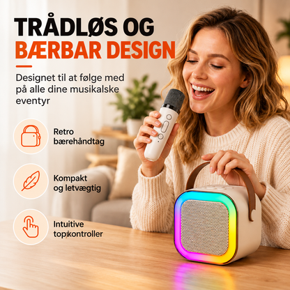 SangMagi™ – Gør enhver dag til en fest med karaoke og 2 trådløse mikrofoner