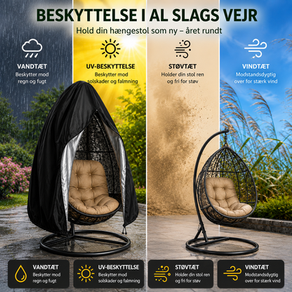 RegnSkjold™ – Hold din æggestol tør året rundt