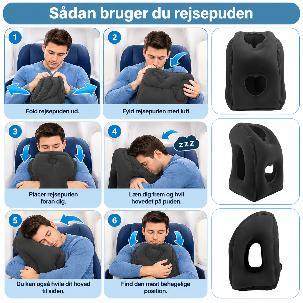 SoveRo™ – Sov behageligt på flyet, uanset hvor du rejser