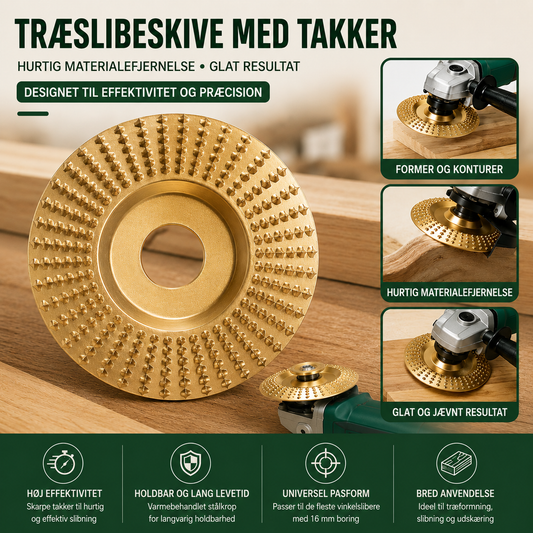 WoodForge™ Pro Kit - Forvandl din vinkelsliber til et præcisionsværktøj