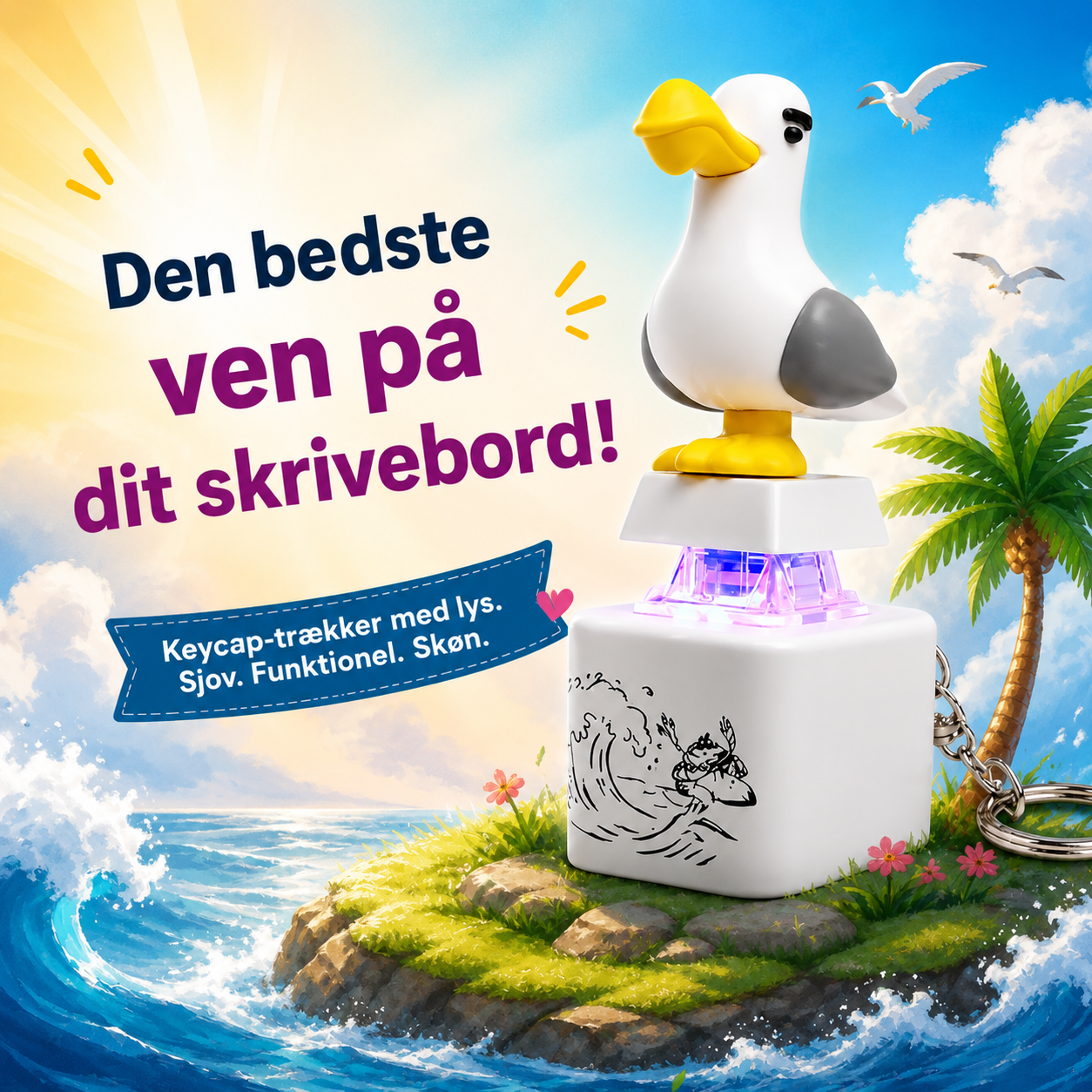SkrigeFugl™ – Ét tryk, og kontoret vågner
