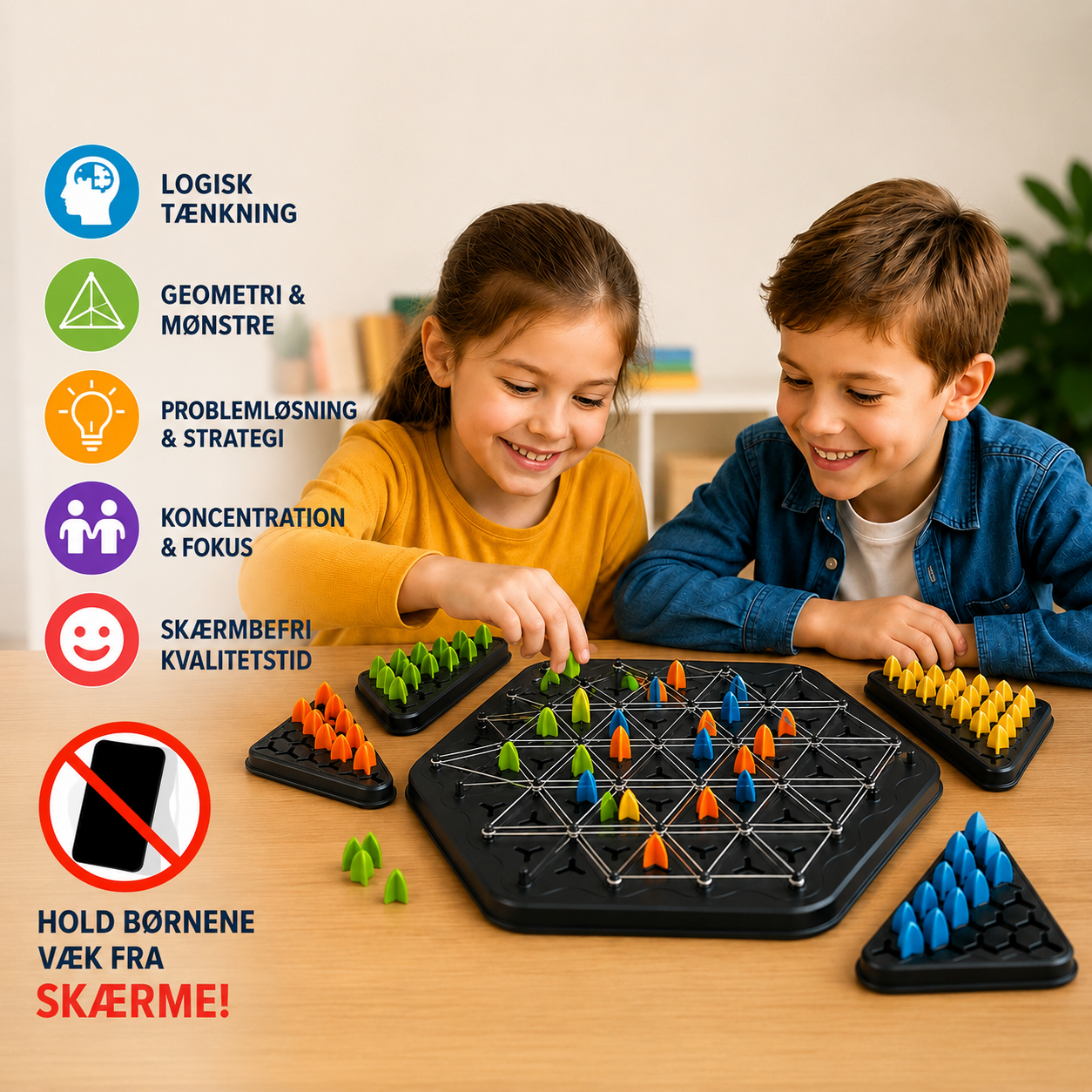 TrekantJagt™ - Det sjove strategispil for hele familien