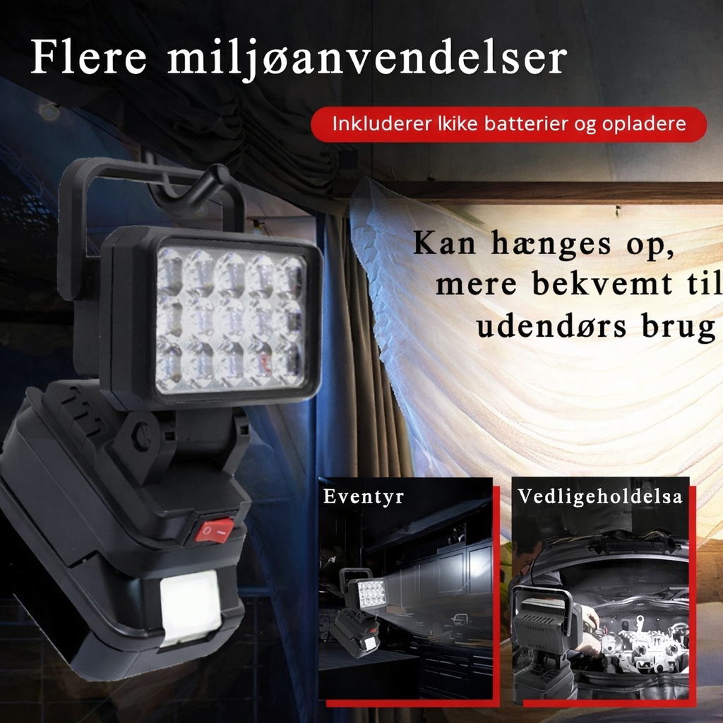ArbejdsLys™ - Gør mørke arbejdspladser lyse og sikre