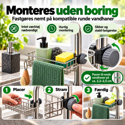 VaskOrden™ – Hold svampe og opvaskeredskaber samlet ved vasken