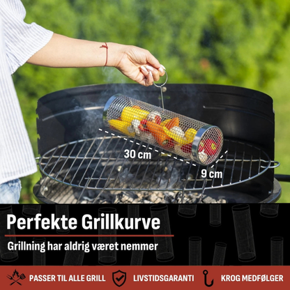 GrillKurv™ 360 – Perfekt grillning uden mad, der falder gennem risten