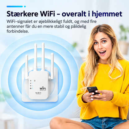 WiFiBoost™ – Få stærkere og mere stabilt WiFi i hele hjemmet