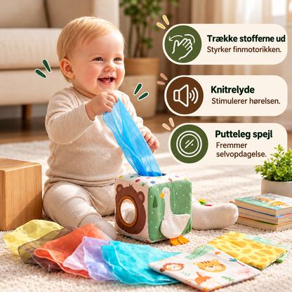 TrækMagi™ – Montessori-aktivitetsboks, der stimulerer barnets sanser og finmotorik