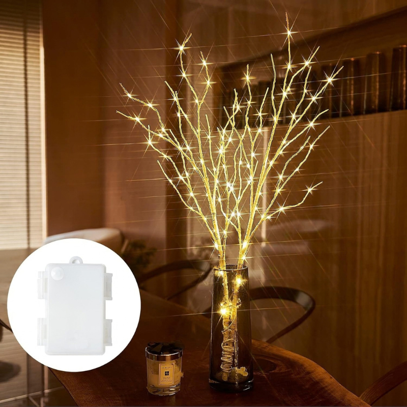 LysGrene™ – Skab en varm og hyggelig stemning med smukke LED-grene