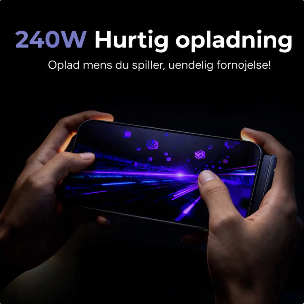 StandOplad™ - Oplad og brug din mobil samtidig