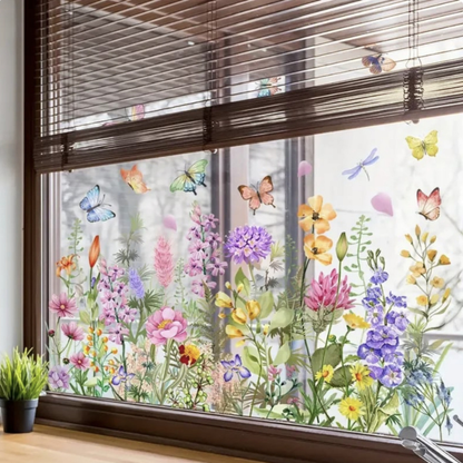 Blomsterglimt™ – Forvandl dine vinduer til et blomstrende sommerunivers 🌸