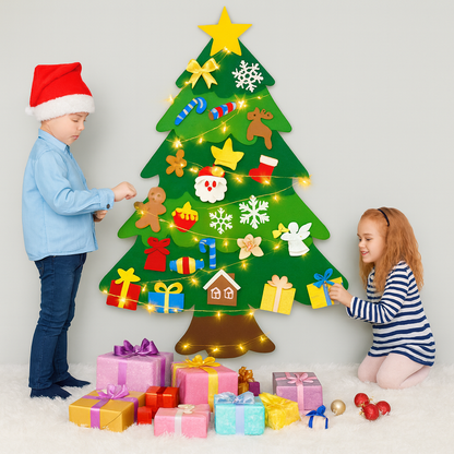 JuleFryn™ – Den magiske filtjuletræ for små hænder
