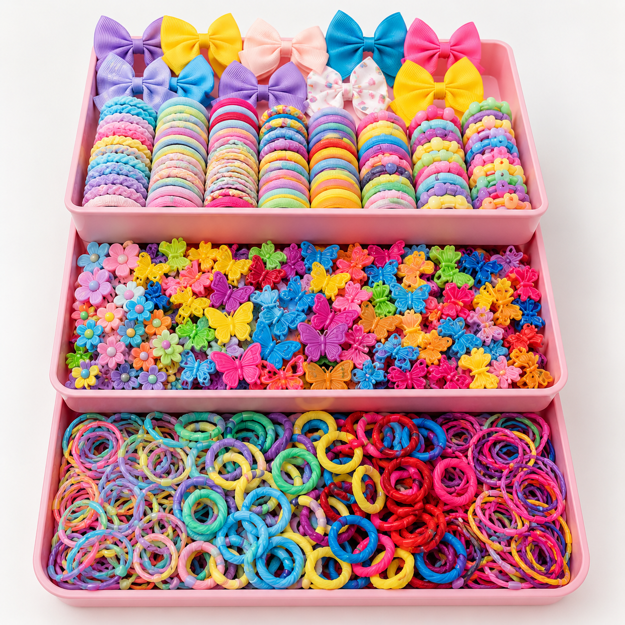 SparkleHair™ Mega Kit – 555 delar av hårmagi och kreativitet ✨