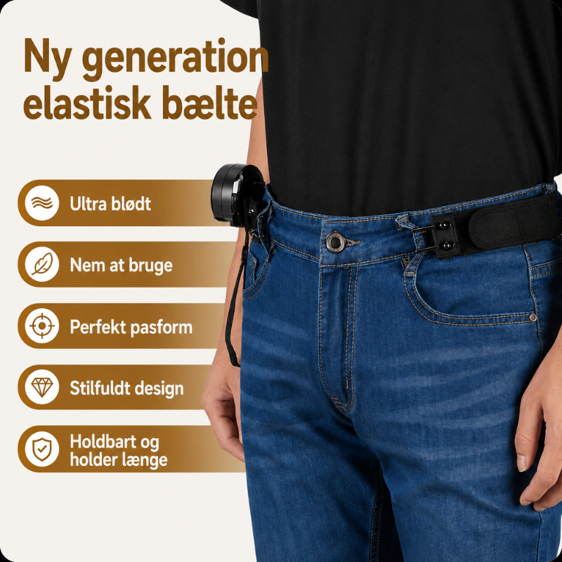 FlexBælte™ – Sidder perfekt uden huller og besvær
