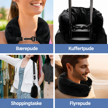 RejsePude™ | Nakkepuden med skjult plads til ekstra bagage