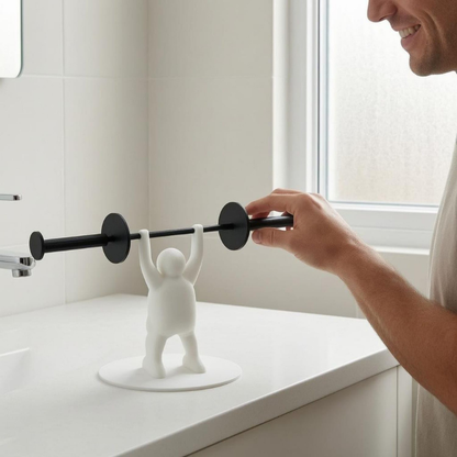 MuskelRulle™ – Den stærkeste toiletpapirholder i badeværelset