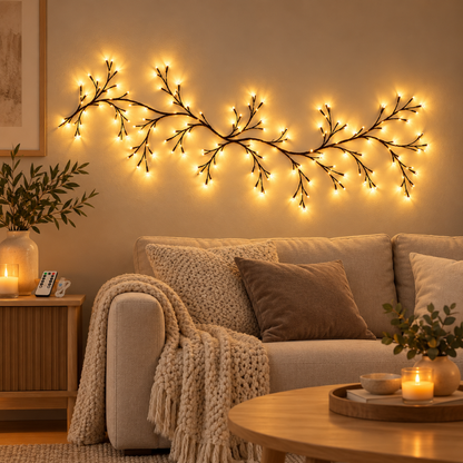 JuleGlimt™ – Lysende LED-grene, der skaber magisk julestemning