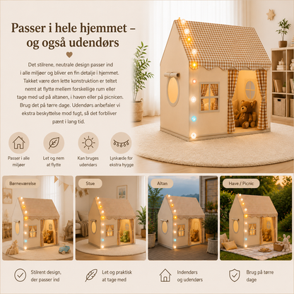 LegeHus™ – Hyggeligt legetelt til børn