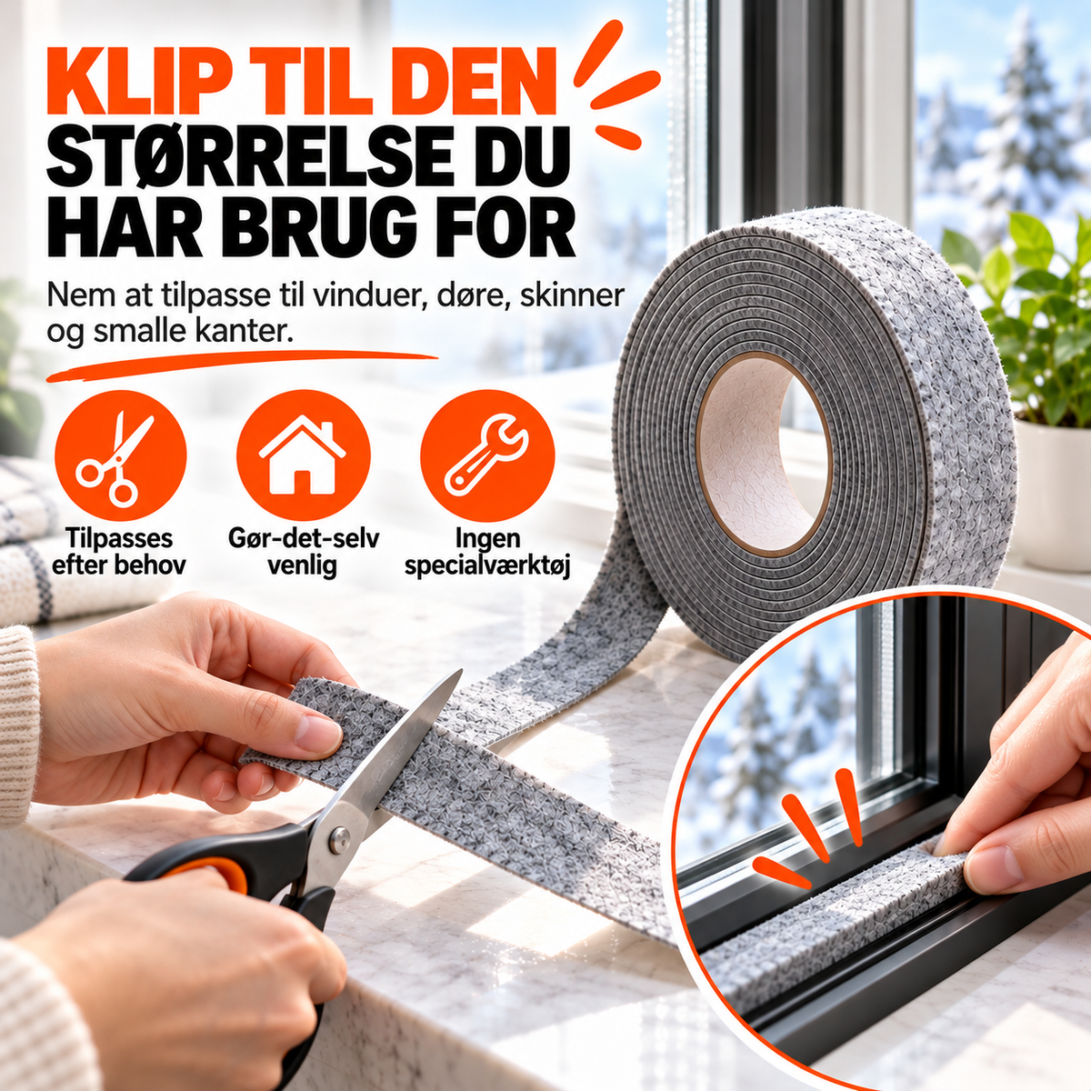 DugStop™ – Absorber kondens fra vinduer og hold vindueskarmen tør