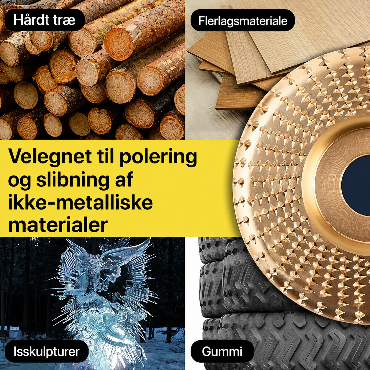 WoodForge™ Pro Kit - Forvandl din vinkelsliber til et præcisionsværktøj