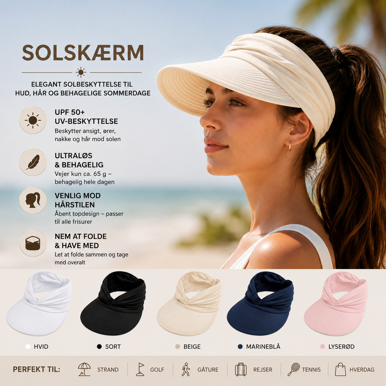 SolSkærm™ – Elegant solbeskyttelse til varme sommerdage