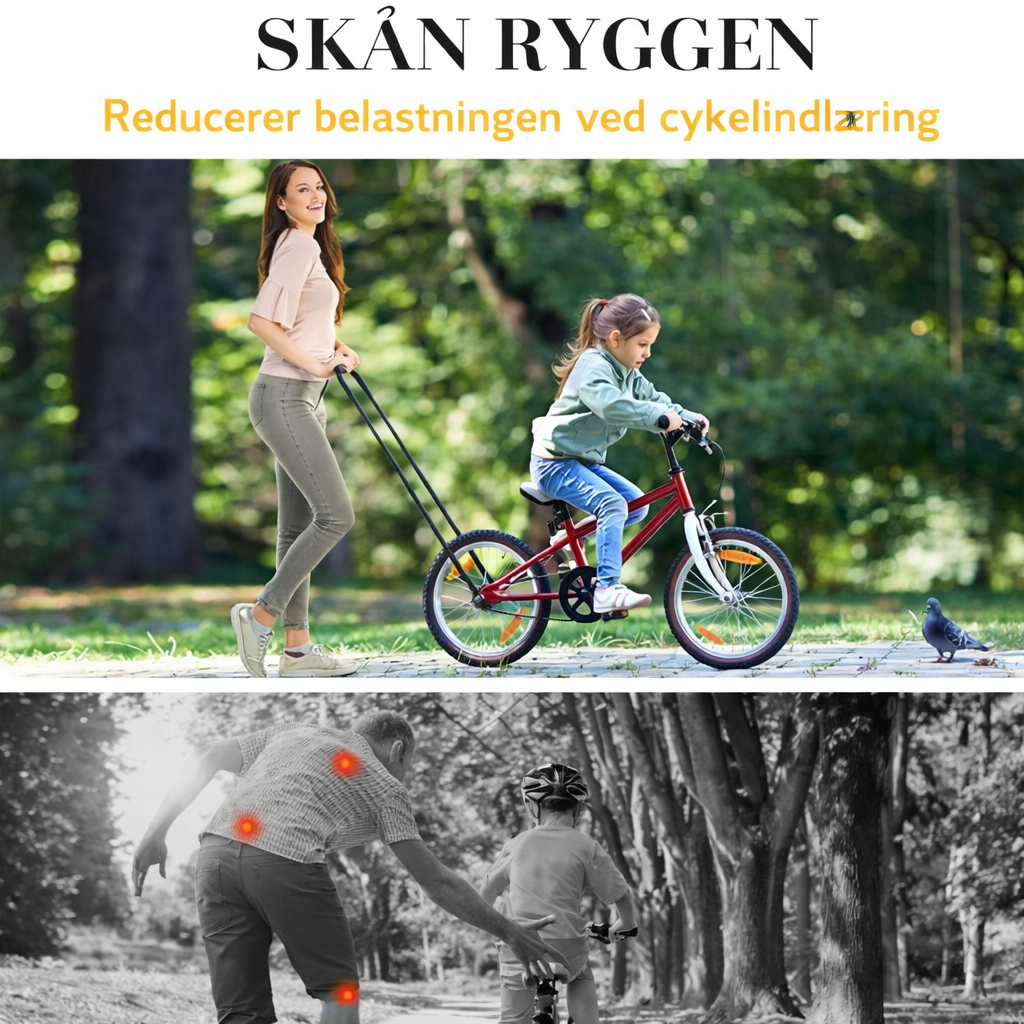 RideHjælp™ – Cykeltræningshåndtag til Børn