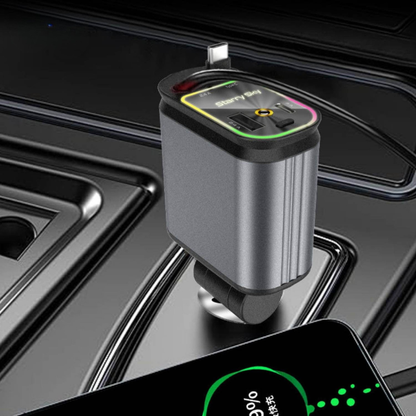AutoLys™ – 4-i-1 Hurtigoplader med Stjernehimmel