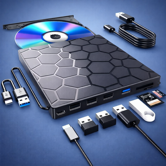 PlugPlay Drive™ - Afspil, kopier og gem helt uden besvær