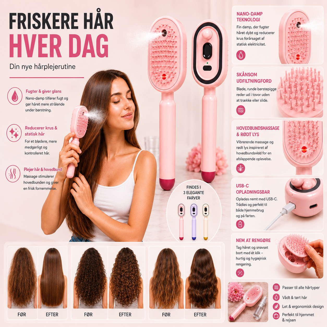 GlansBørste™ – Blødere hår med hver børstning