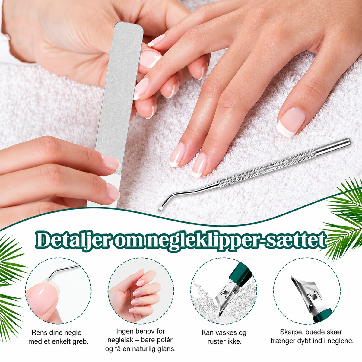 NegleLet™ – Klip tykke og hårde negle nemt med den ergonomiske negleklipper