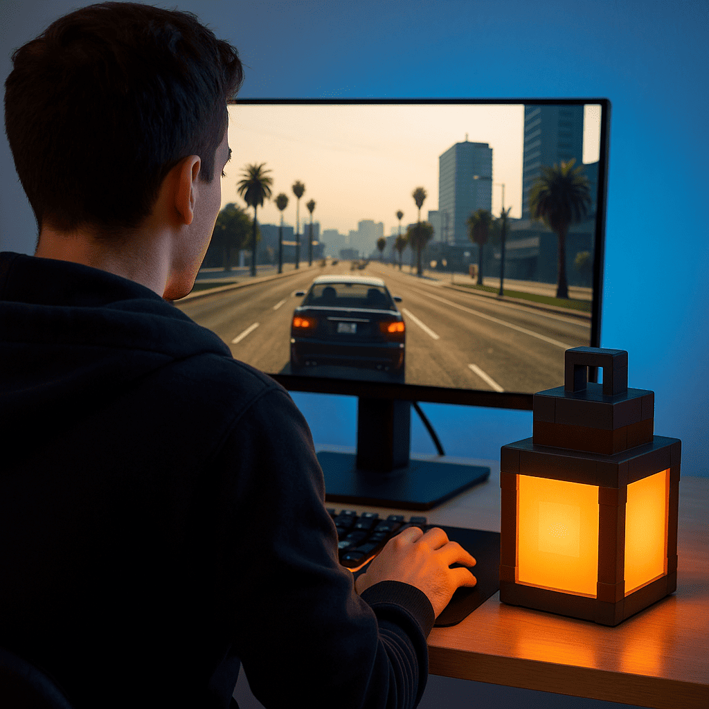 BlockLys™ – Lys din verden som en ægte gamer