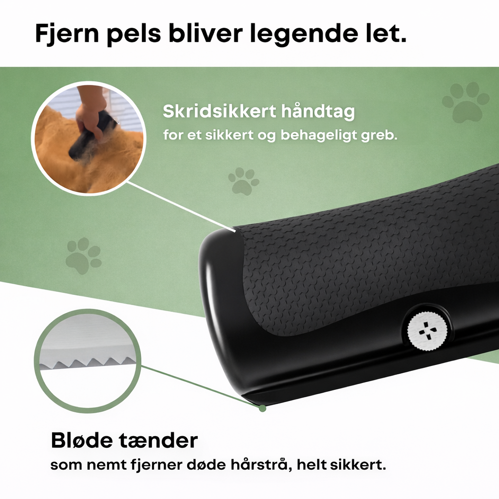 VinterPote™ – Skånsom børste til vinterpelsen