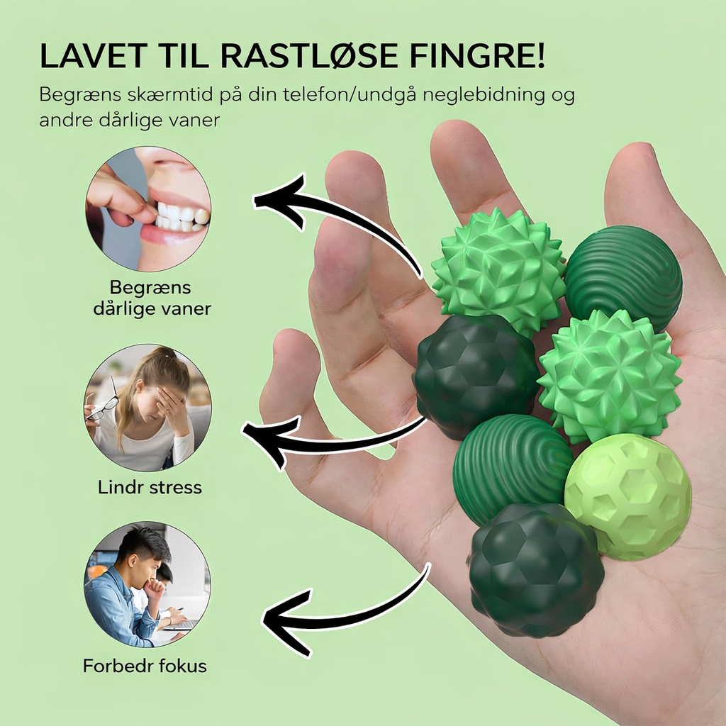 RoSten™ – Magnetiske sansebolde til rolige øjeblikke