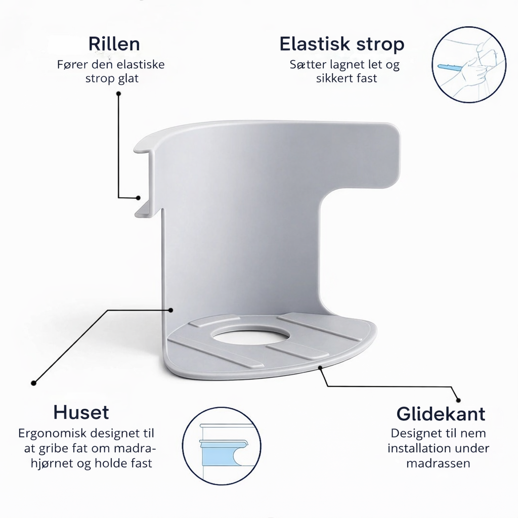 StramSøvn™ – Lagenklemmer til et perfekt redt bed