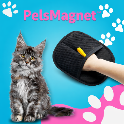PelsMagnet™ – Handske til nem fjernelse af dyrehår