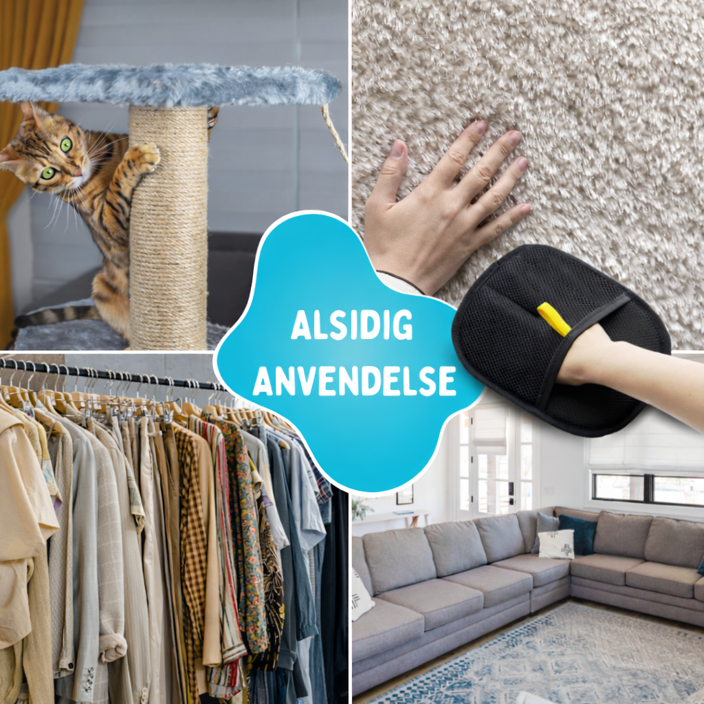 PelsMagnet™ – Handske til nem fjernelse af dyrehår