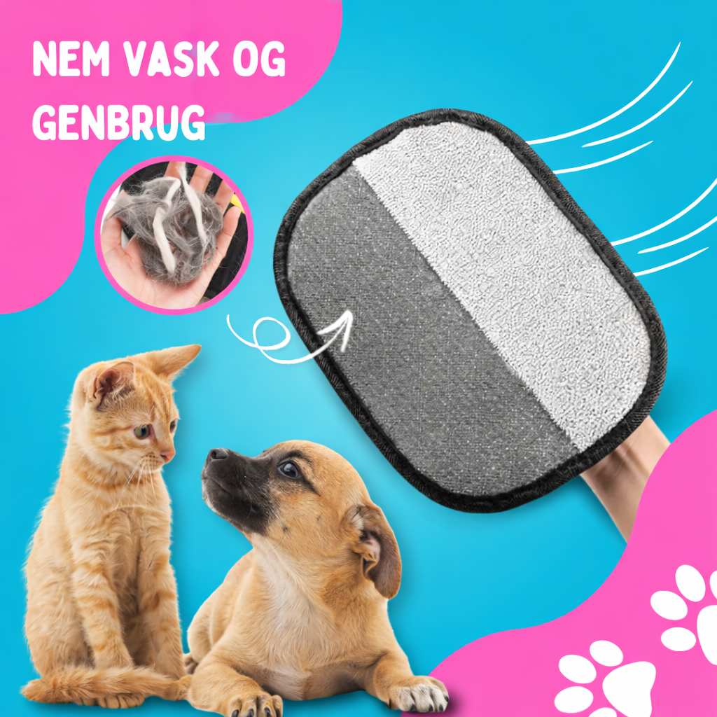 PelsMagnet™ – Handske til nem fjernelse af dyrehår