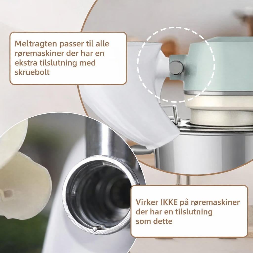 BagTragt™ - Hæld ingredienser præcist uden rod